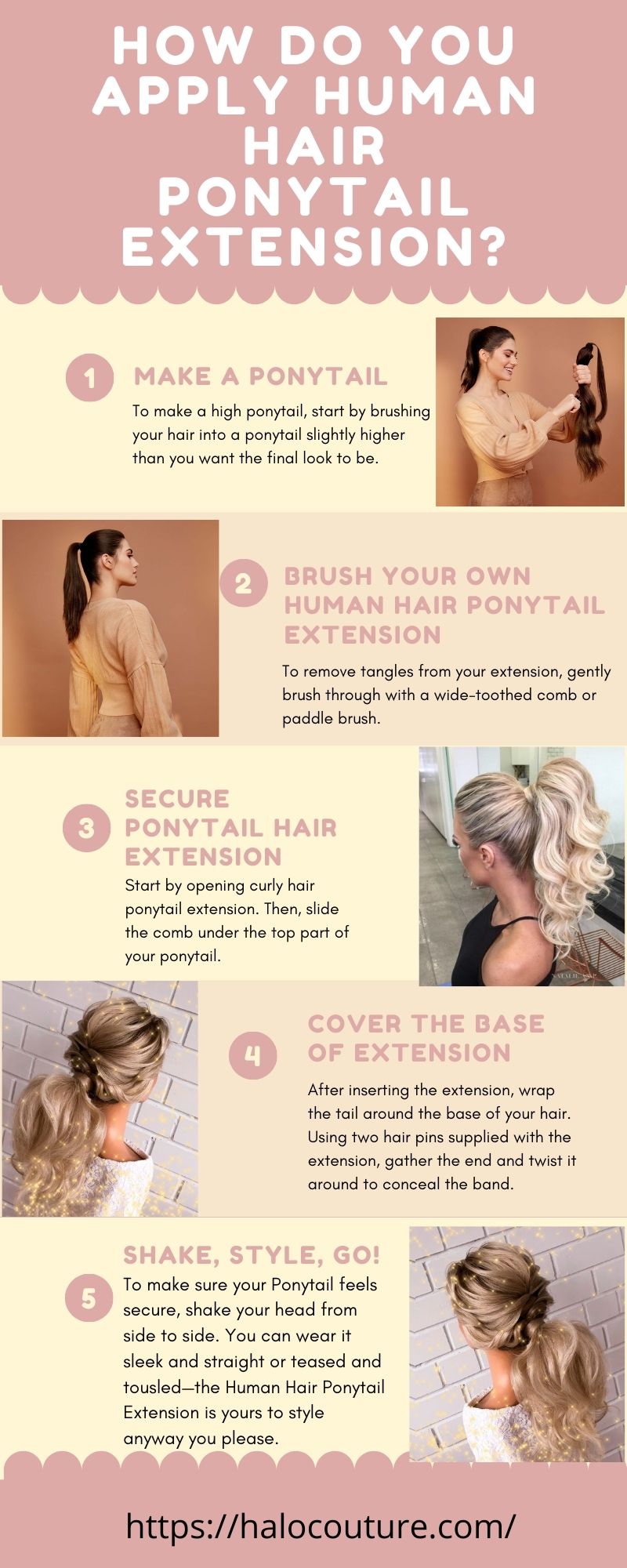 5 Tips How to Care & Apply - Curly Hair Extensions (1)