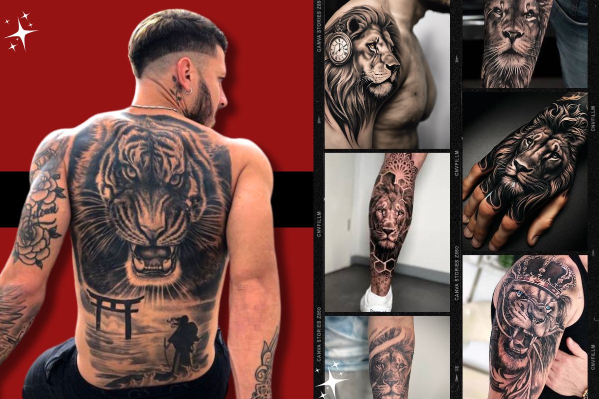 lion tattoos for men