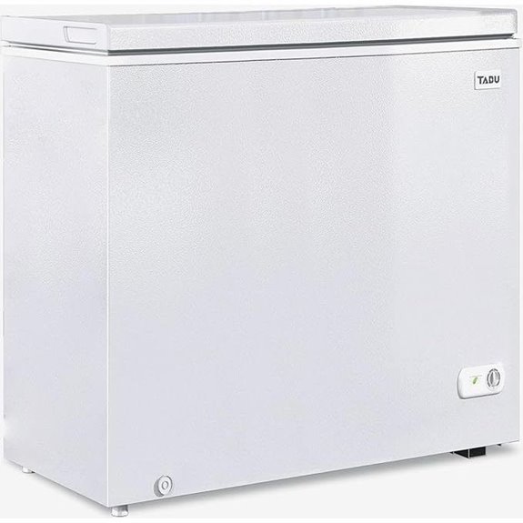 TABU 10 Cu Ft Chest Freezer with Adjustable Temp