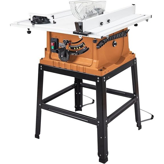 10-Inch Multi-Function Table Saw with Stand and Bevel