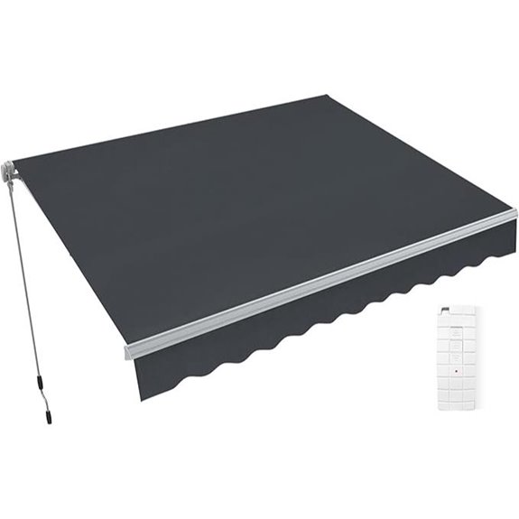 MCombo 10x8 Ft Patio Retractable Sunshade Awning