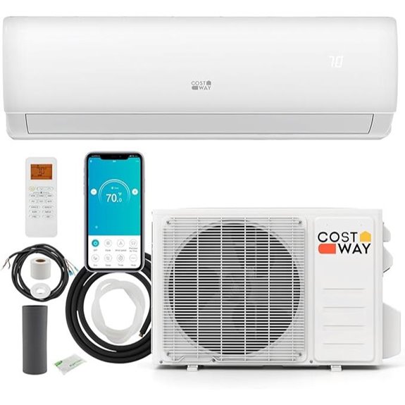 COSTWAY 11500 BTU Mini Split Air Conditioner & Heater
