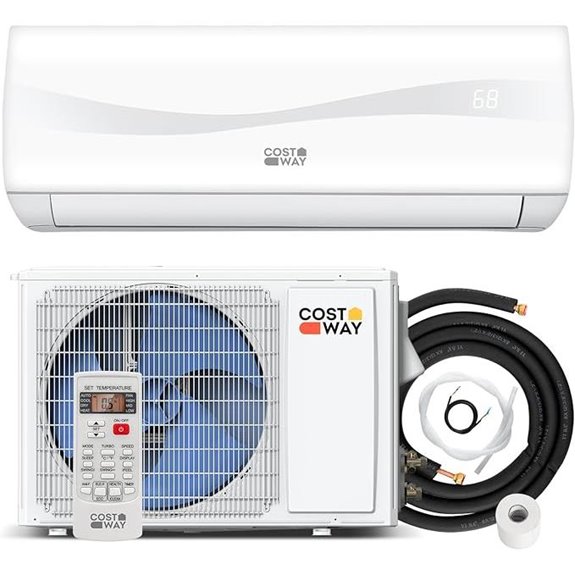 Costway 12000BTU Mini Split AC & Heater with Heat Pump