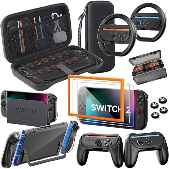 Nintendo Switch Accessories Bundle (16-in-1 Game Kit)