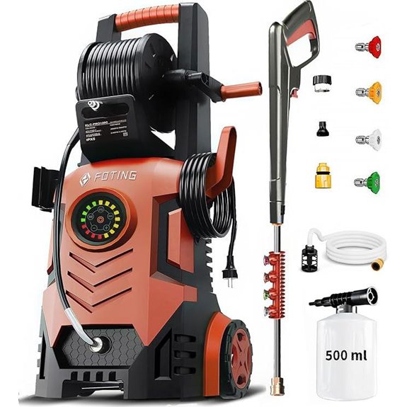 2025 Pressure Washer 5000PSI with Touch Screen