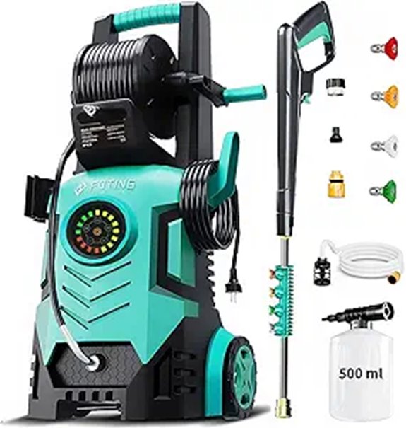 2025 Upgraded 5000PSI Pressure Washer with Touch Screen