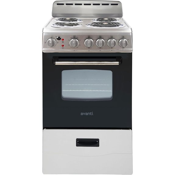 Avanti 20-Inch Electric Range Oven with Burners