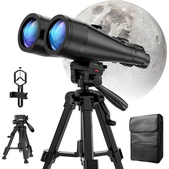 20x80 Astronomy Binoculars with Tripod and Case