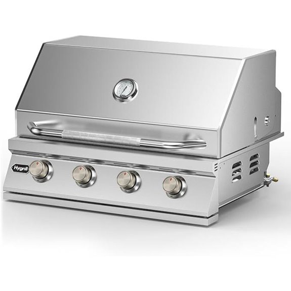 Hygrill 32-Inch Stainless Steel Built-In Gas Grill