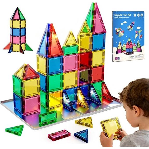 Magnetic Tiles 32PCS STEM Educational Toys for Kids