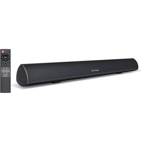 Bestisan 34-Inch 80W Soundbar with Bluetooth & HDMI