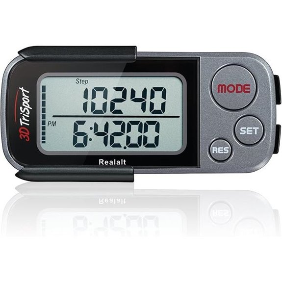 Realalt 3DTriSport 3D Pedometer with Clip & Strap