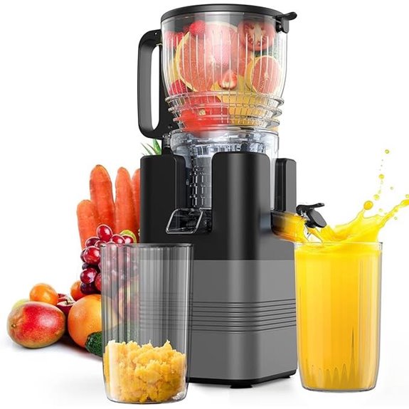 Airpher 400W Cold Press Juicer with Wide Feed Chute