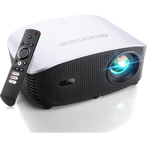 GooDee 4K Smart Projector with WiFi & Dolby Audio