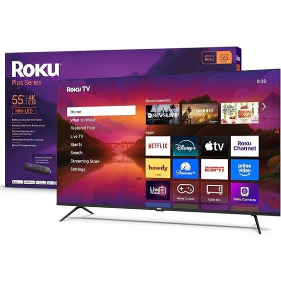 Roku 55-Inch Mini-LED 4K TV with Voice Remote