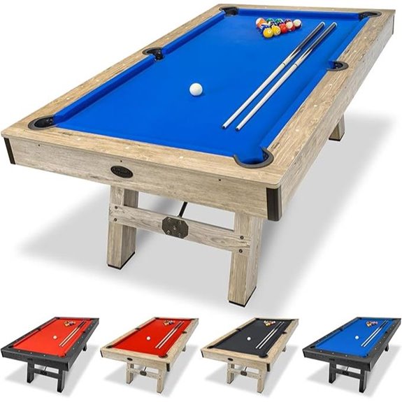 GoSports 7 ft Pool Table with Accessories