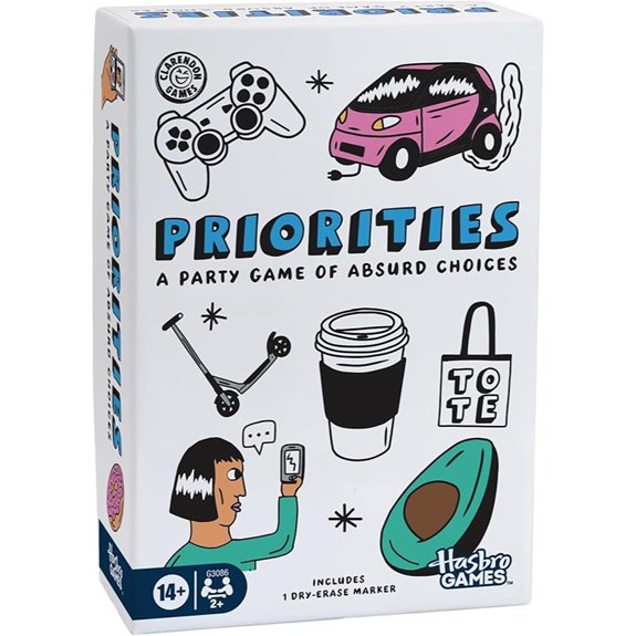 Priorities Game: Absurd Choices Party Card Game