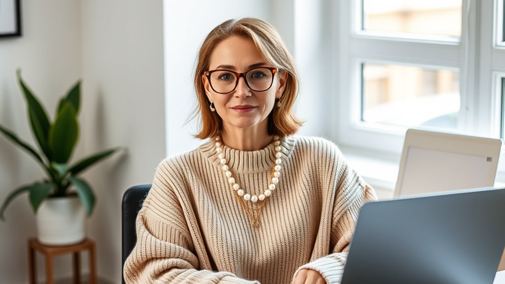 accessorizing boosts professional style