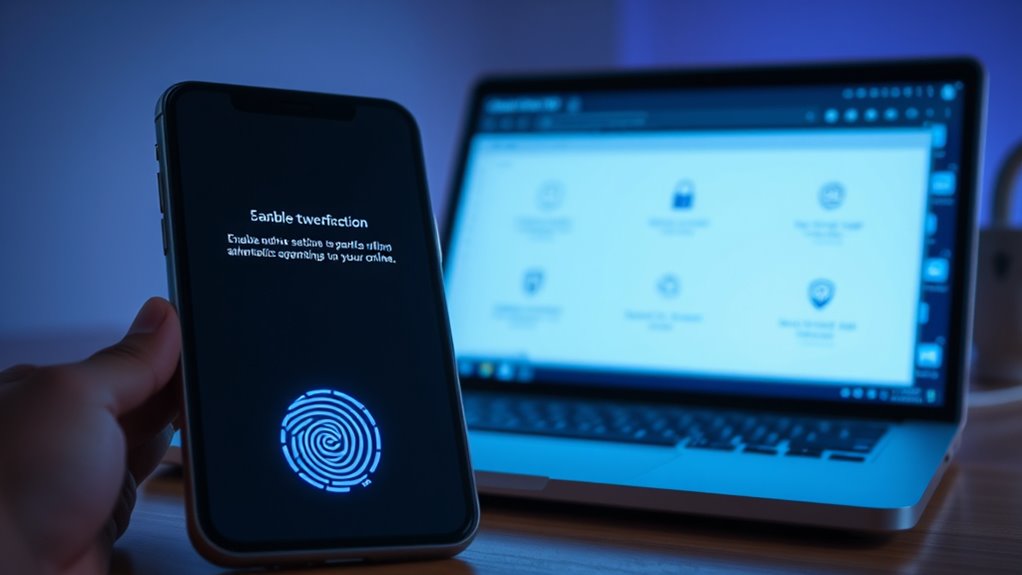 activate account security measures