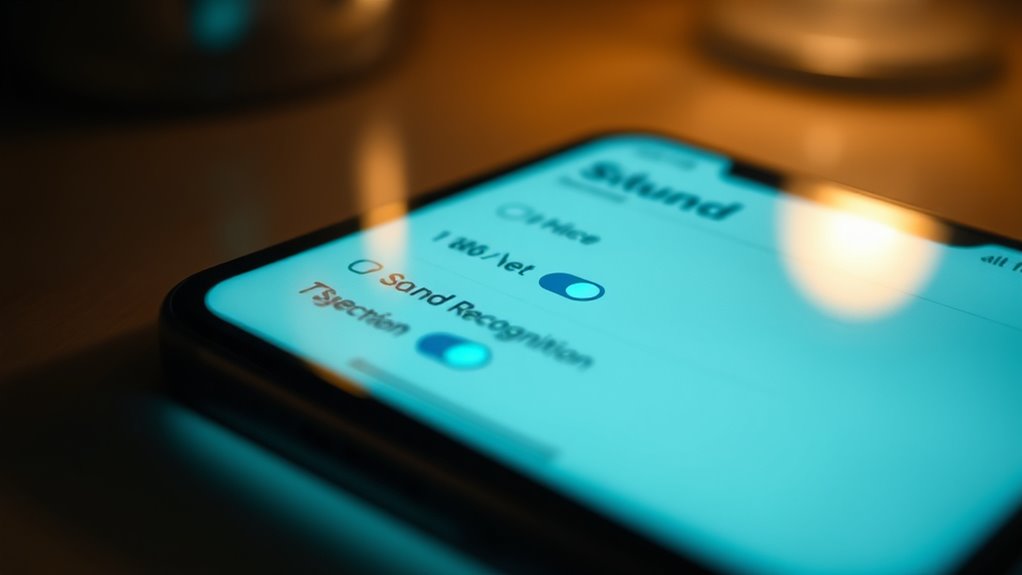 activate environmental sound alerts