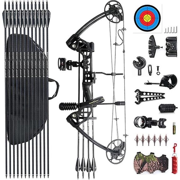 Adjustable Compound Bow with Accessories and High FPS