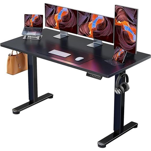 ErGear Electric Adjustable Sit-Stand Desk 55x28 Inches