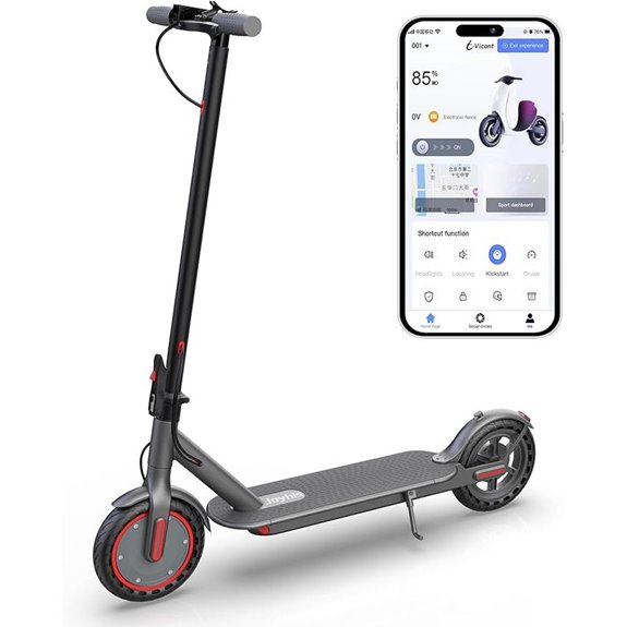Electric Scooter Adults - 350W 19 MPH App Control