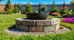 affordable diy fire pit