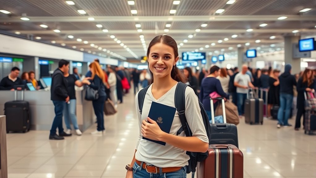 airport check in and security