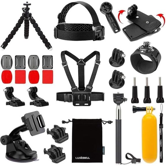 Luxebell Accessories Kit for AKASO Action Cameras