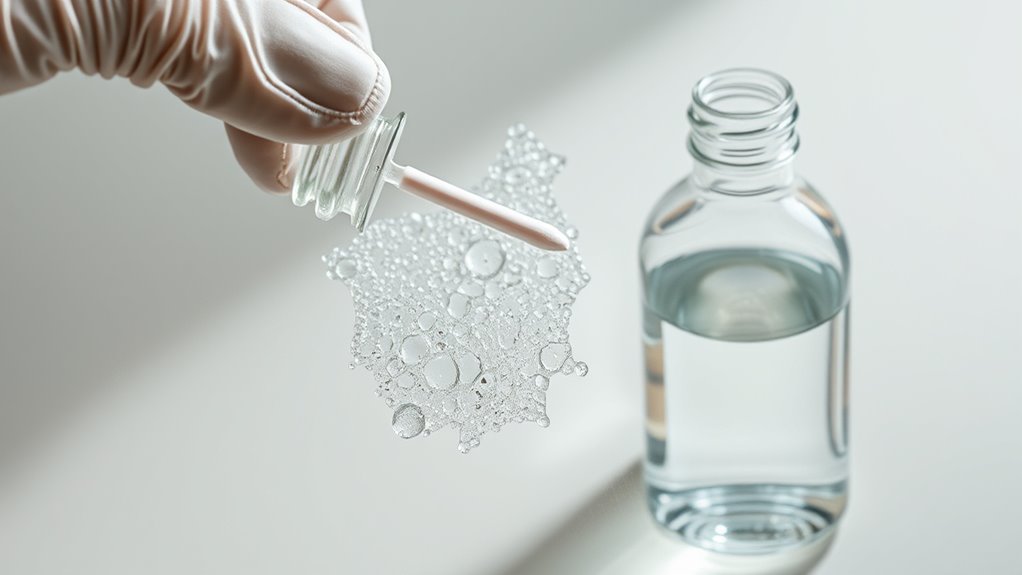 alcohol dissolves sticky residues