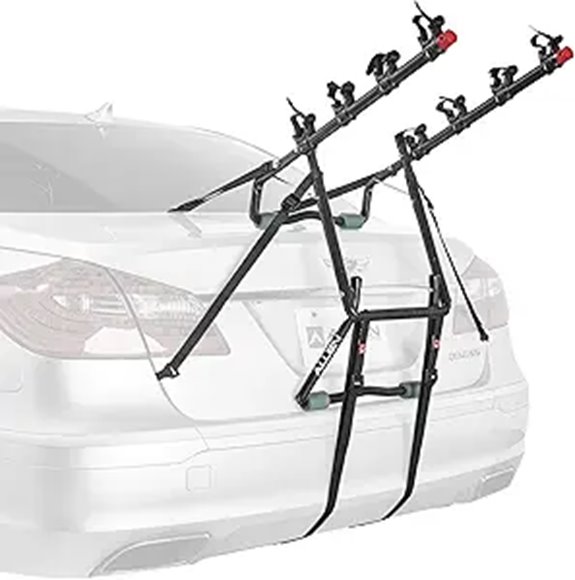 Allen Sports Deluxe 4-Bike Trunk Mount Rack Model 104DB-R Black