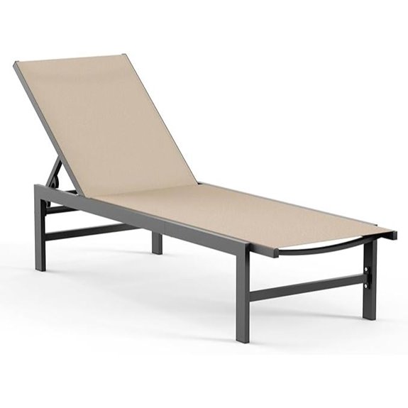 Aluminum Outdoor Pool Lounge Chair with Recliner