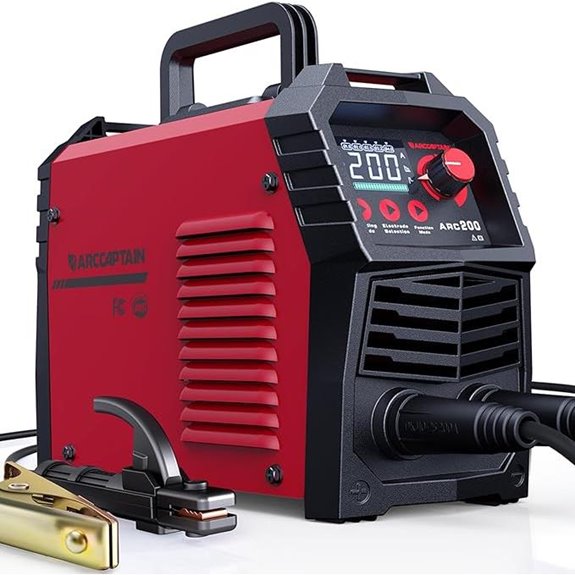 ARCCAPTAIN 200A Stick & TIG Welder with LED Display