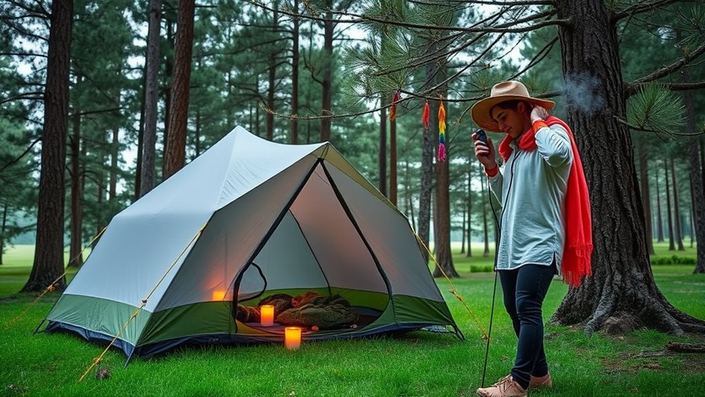 avoid water near campsites