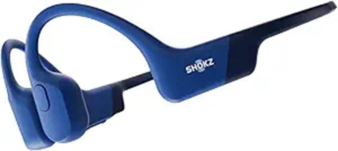 SHOKZ OpenRun Bone Conduction Sport Headphones Blue