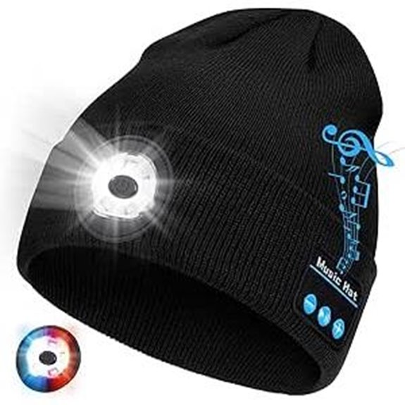 Bluetooth Beanie with Light and Speakers
