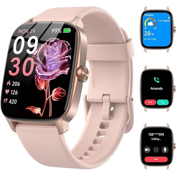 Smart Watch with Bluetooth Call & Fitness Tracking