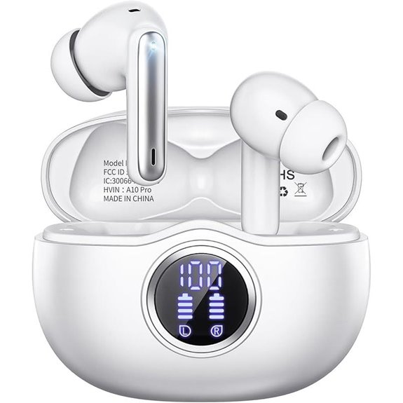 Wireless Bluetooth Earbuds with Noise Cancellation