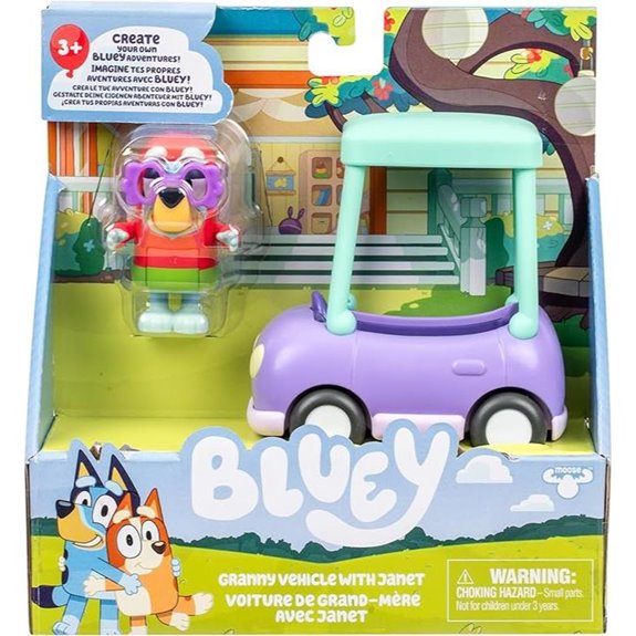 Bluey Granny Toddler Toy Car for Kids 3