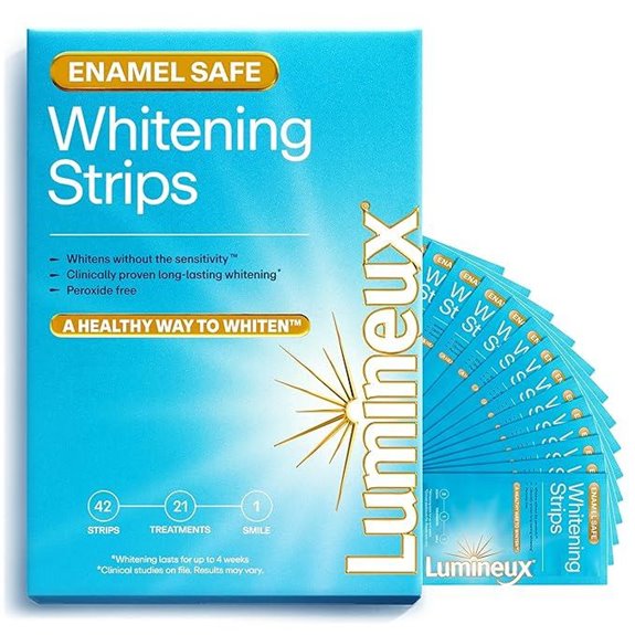 Lumineux Teeth Whitening Strips 21 Treatments Enamel Safe