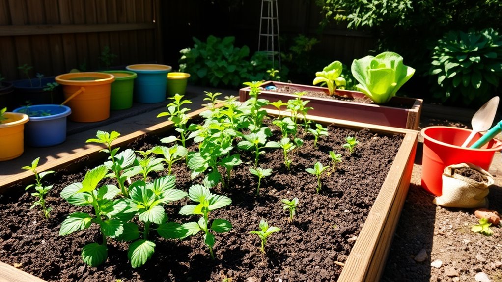 budget friendly garden setup