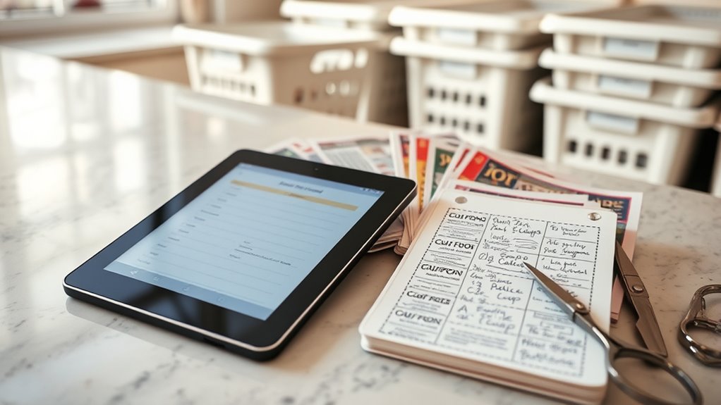 build consistent couponing habits