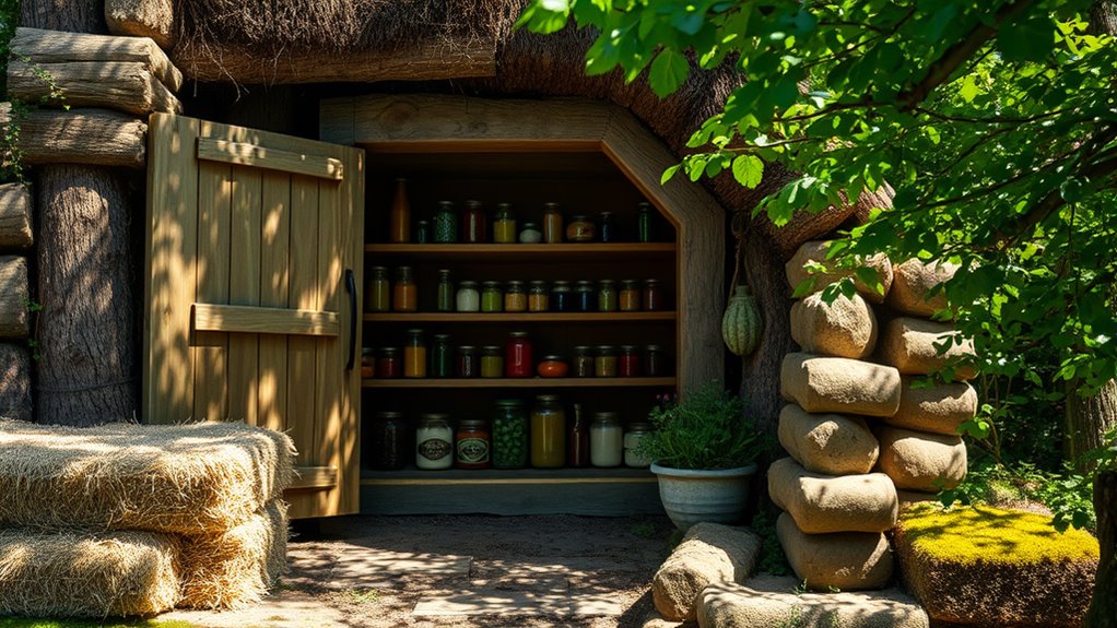 build underground insulated storage