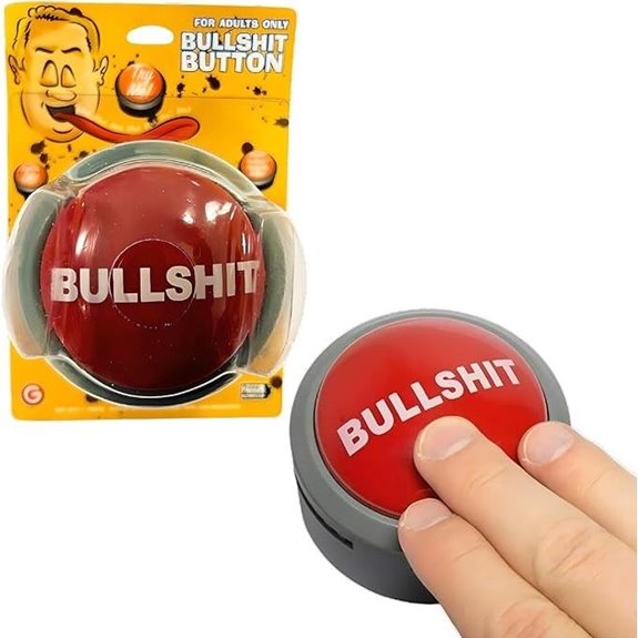 Bullshit Button with Sound Effects and Light