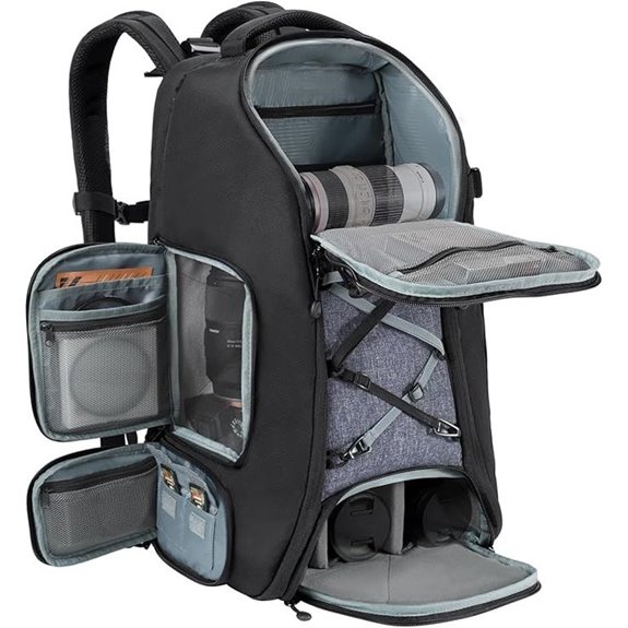 K&F CONCEPT Camera Backpack with Raincover and Laptop