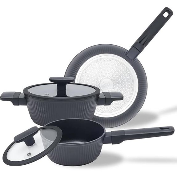 Nonstick Ceramic Cookware Set PFOA/PTFE Free