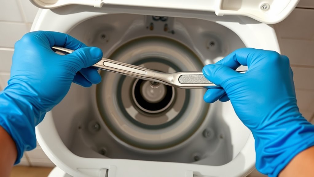 check adjust replace flapper