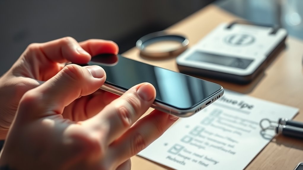 check device authenticity thoroughly