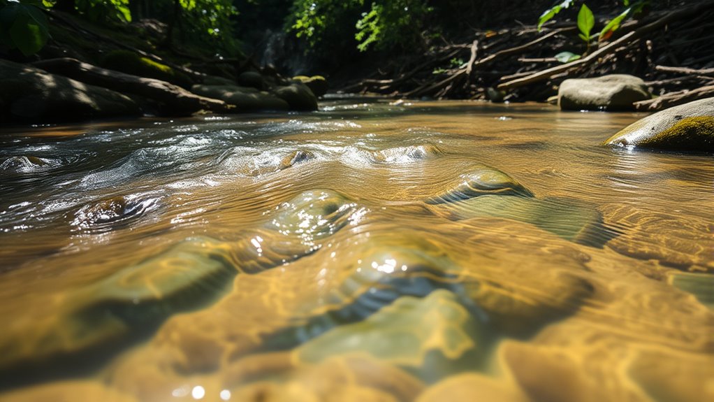 check for water contamination signs